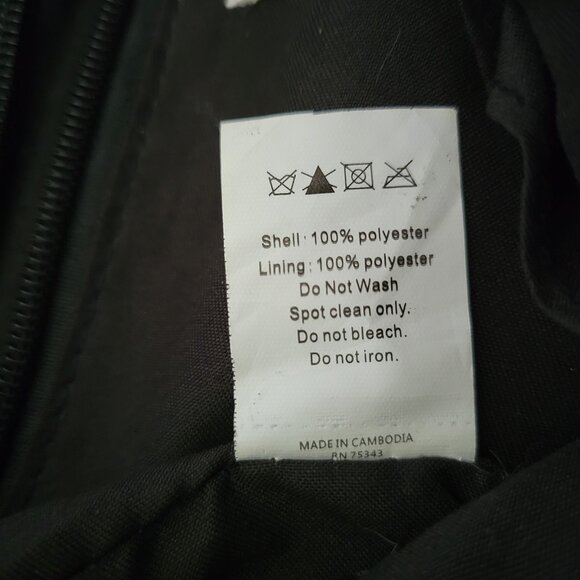 House of Harlow1960 Cream & Black Bucket Crossbody Purse Bag. Faux Fur EUC - Picture 9 of 16